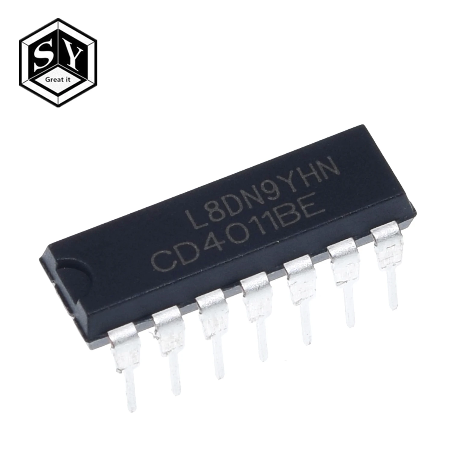 10 шт. CD4011BE DIP14 CD4011 DIP 4011BE 14 Новый и оригинальный IC|Интегральные схемы| |