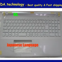 / Упор для рук topcase Для sony vaio svf15 svf152 svf1521 svf151svf153 svf1541 svf15e JP Японская Клавиатура верхняя крышка белый