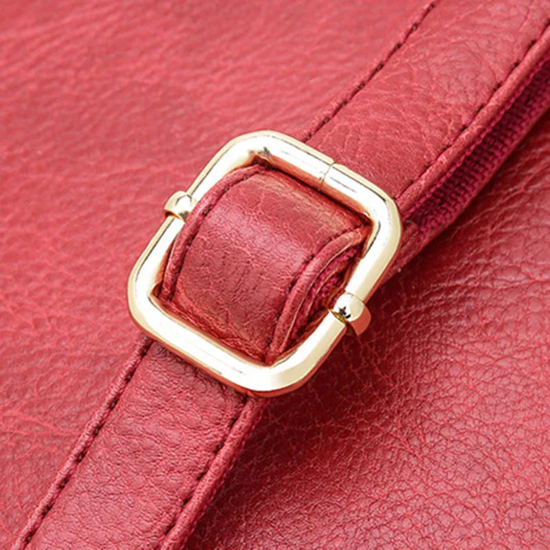 Vintage Women Printing Handbag Travel Female PU Leather Shoulder Bags Ladies Casual Handle Bag Large Flower Crossbody SS7014 (8)