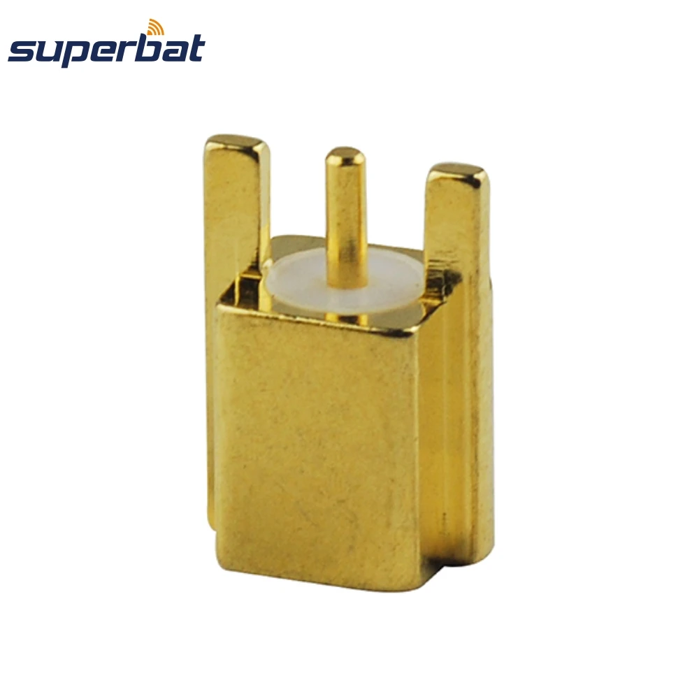 Gold Plated RF Coaxial Connector for PCB Mount