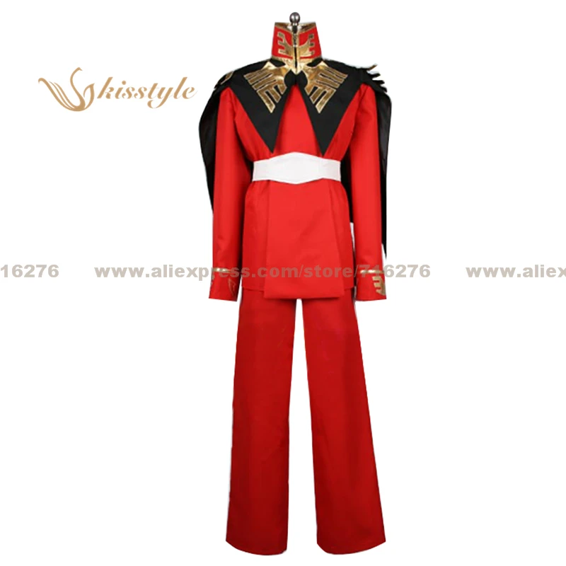 Kisstyle модный мобильный костюм Gundam AGE Char Aznable Униформа COS одежда косплей