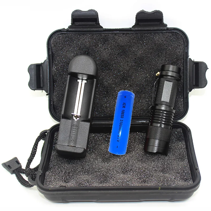Перезаряжаемые ультрафиолетовый фонарик 365nm cree светодиодный УФ фонарь SK98