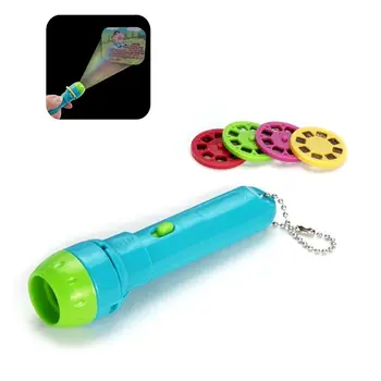 

Baby Sleep Story Flashlight Projection Lamp Toy with 4 Stories for Children Educational Toys Night Light Birthday Gifts
