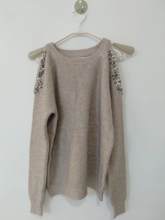 Cashmere knitted suits with skirt for women 22