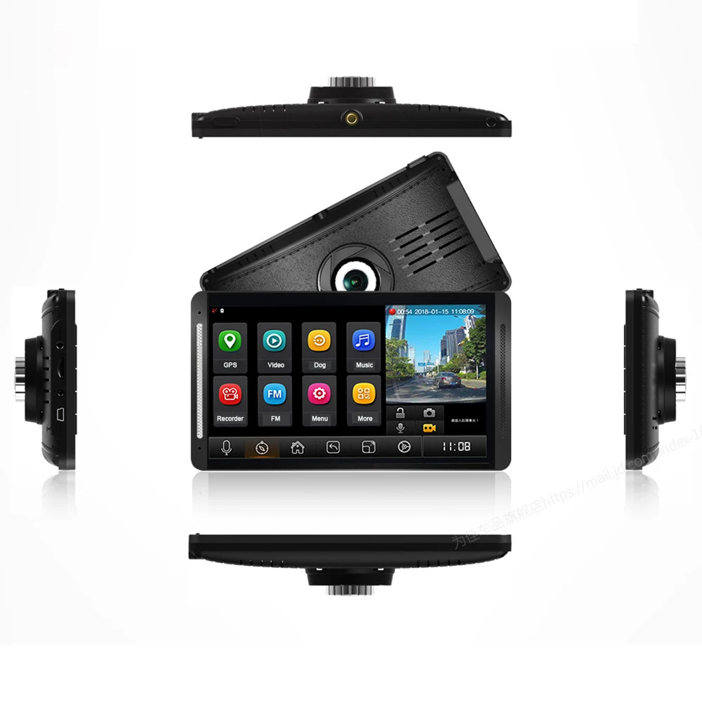  Z7 7inch Touch screen Monitor with 15M/28M/35M cable System for Truck/Bus rear Cameras 2CH DVR Reco