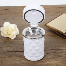 1 шт., автомобильный бочонок пепельница Liplasting золы чашки мусорное ведро с Led светильник легко очистить авто аксессуары новые