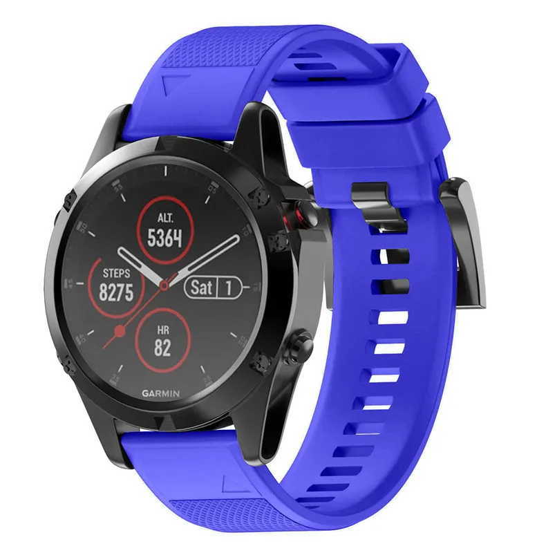26, 22, 20 мм, ремешок для смарт-часов наручных gps-часов Garmin Fenix 5x, 5, 5S плюс 3 3HR D2 S60 часы, быстросъемный силиконовый легко регулируемый ремешок для наручных часов