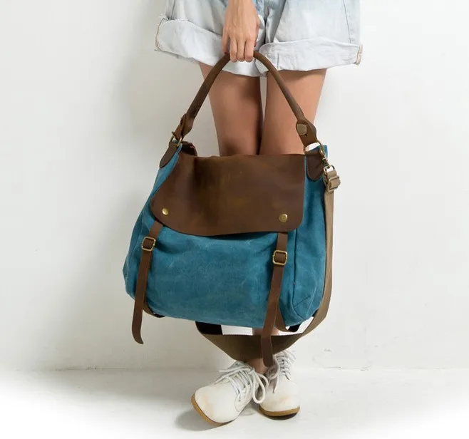 2019 женские кожаные парусиновые сумочки Женские винтажные дизайнерские сумки