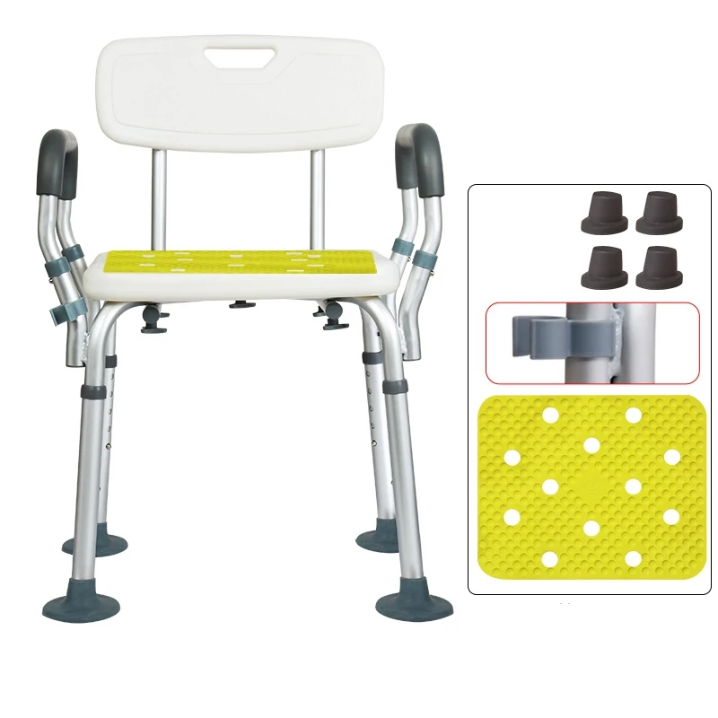 

12%Assembly Spa Bathtub Shower Lift Chair, Bath Chair With Armrests, Portable Bath Seat, Medical Supply Shower Bench ,150kg