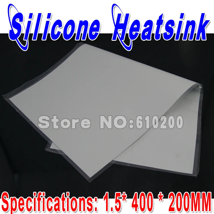 Free shipping 400mm*200mm*1.5mm Cooling pads for CPU GPU VGA Chip