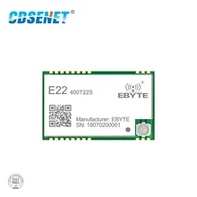 E22-400T22S SX1262 SX1268 UART LoRa чистая Рабочая RSSI беспроводной приемопередатчик 22dBm 433 МГц SMD IPEX отверстие для штампа TCXO модуль приемника