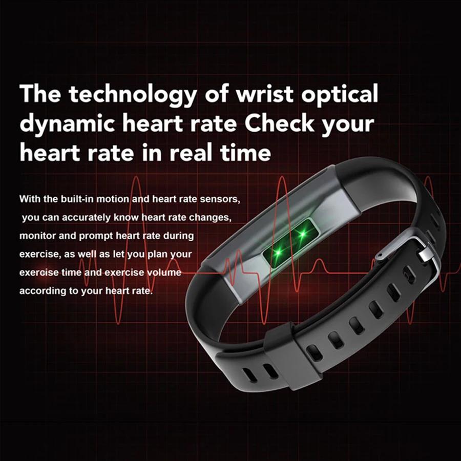 Timeowner ID130HR Смарт IP67 Водонепроницаемый монитор сердечного ритма Sleep Monitor Фитнес