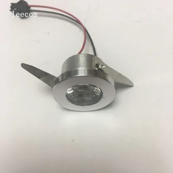 

6pcs/lot LED Mini Cabinet Downlight 1W diameter 31mm AC230V white Frame Recessed Ceiling No Flicker Spot Lights For Home