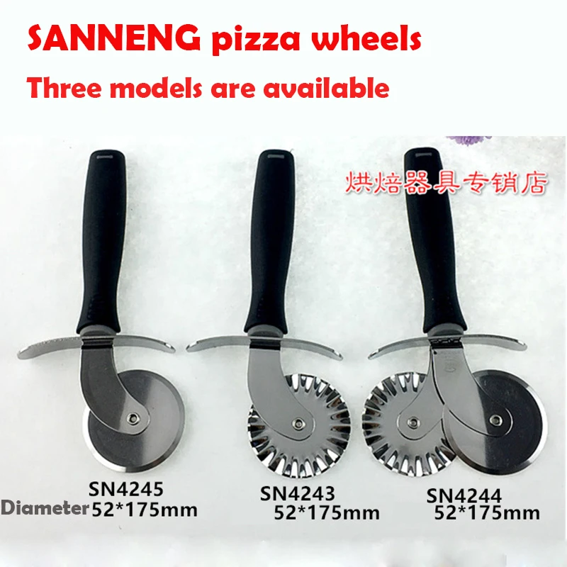 

1 Pc Round Pizza Cutter Stainless Steel Pizza Knife Cutter Pastry Pasta Dough Dual Use Cutter Kitchen Baking Tools PizzaWheels