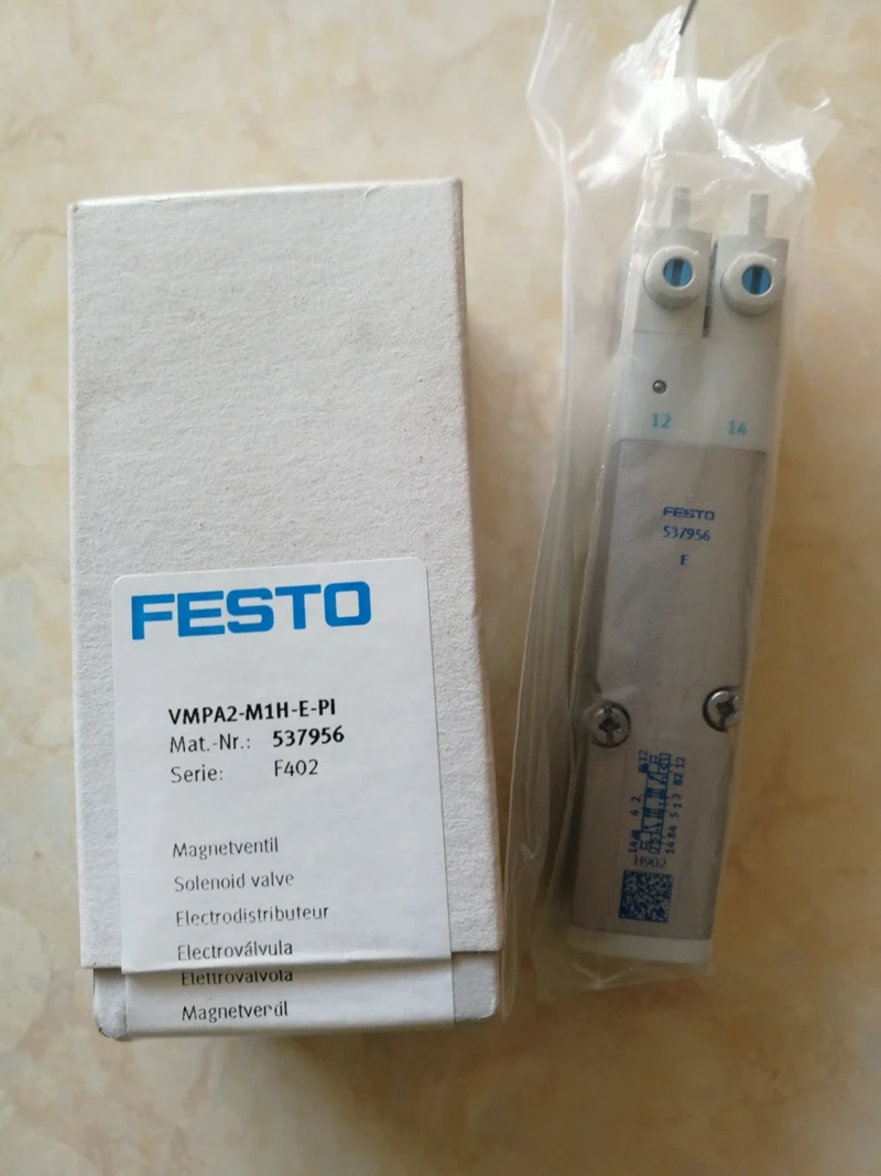 Оригинальной аутентичной Новый Festo Электромагнитный клапан Festo VMPA2-M1H-E-PI 537956 VMPA2M1HEPI резистор