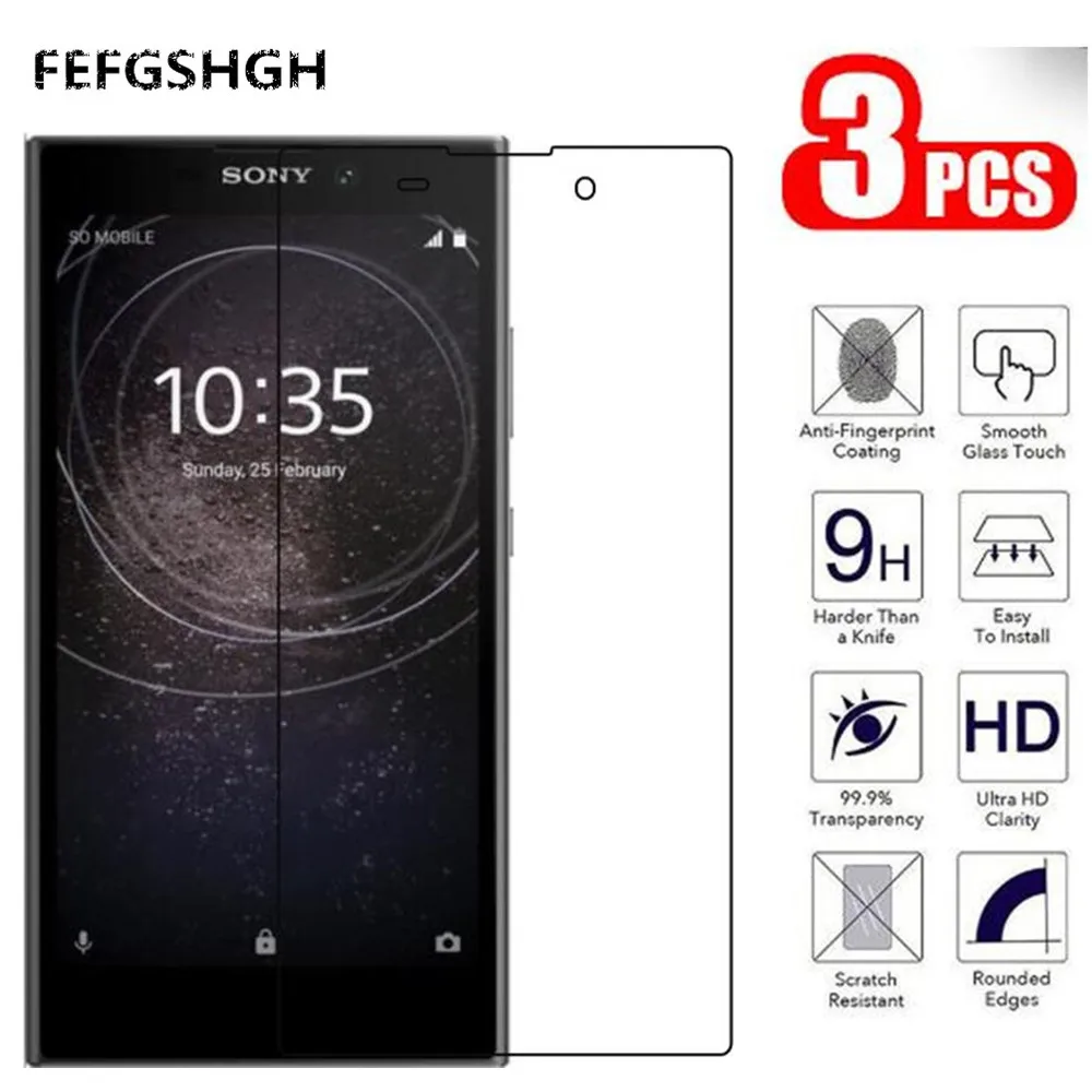 Защитное стекло закаленное 9H для Sony Xperia L2 | Мобильные телефоны и аксессуары