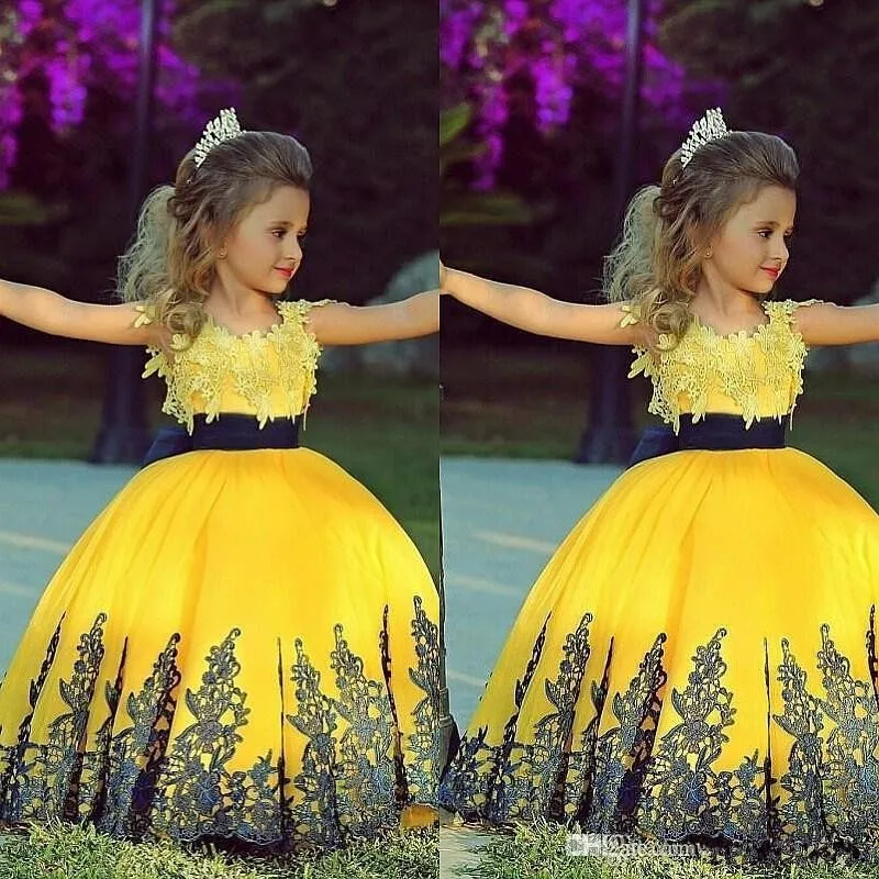 yellow and black dresses for wedding