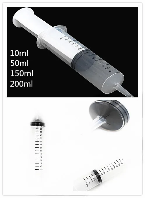 

50ml/100ml/150ml Reusable Big Large Hydroponics Plastic Nutrient Sterile Health Measuring Syringe Tools Cat Feeding Accessories