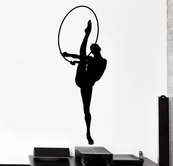 

Wall Stcker Sport Gymnastic Gymntast Girl Female Woman Vinyl Decal Plane Single-piece Package Modern Plastic Mirage of Beauty