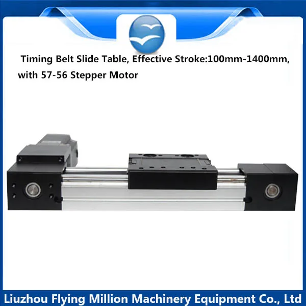 

Synchronous belt linear electric sliding table Aluminum single axis linear module 200 mm