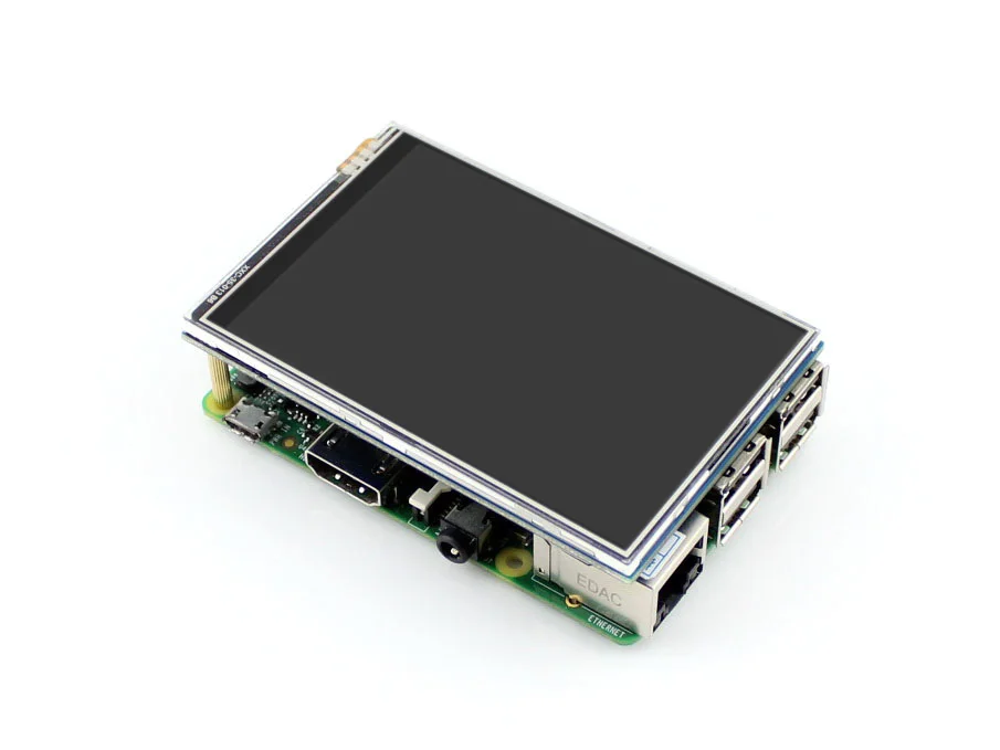 Waveshare 3,5 дюймовый сенсорный экран TFT lcd SPI интерфейс для Raspberry Pi Zero/Zero W/Zero WH/2B/3B/3B+ резистивная сенсорная панель