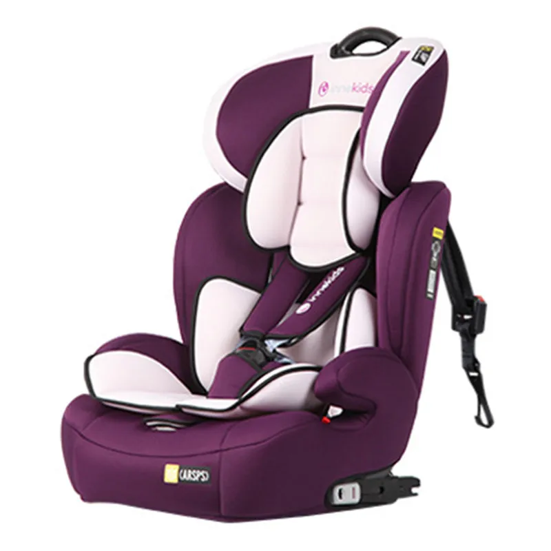 INNOKIDS IK-06 автомобильное детское безопасное сиденье для 0-12 лет ISOFIX жесткий интерфейс 3C может для сидения и лежа регулируемое детское сиденье - Цвет: purple