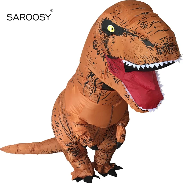 t rex inflatable halloween costumes for adults and kids dinosaur cosplay anime costume free send 1