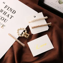 2 шт. Новое поступление жемчужная заколка Заколка-заколка треугольная заколка корейский стиль заколки для волос для женщин аксессуары для волос