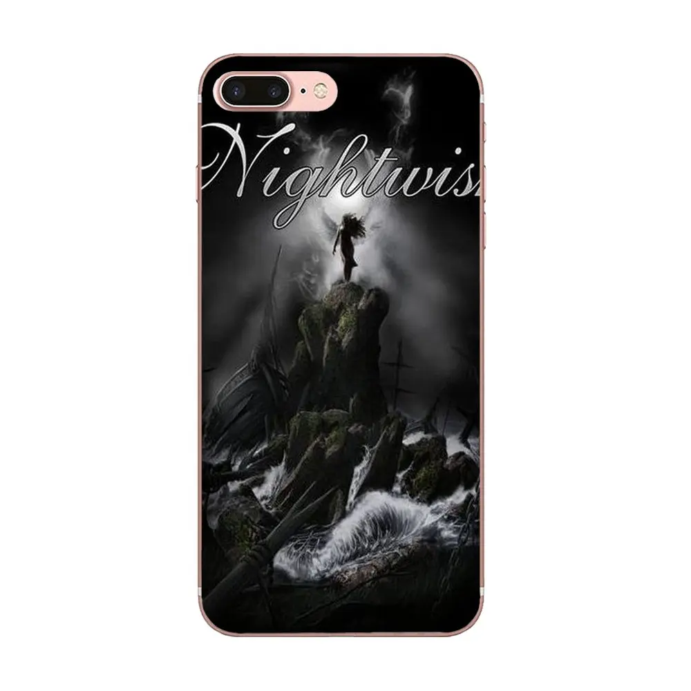 Металлический музыкальный логотип Nightwish Theater мягкий персональный узор для Huawei P7 P8