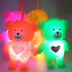 Медвежонок дизайн вспышки света Maomao светящийся шар прямой Vent детские развивающие игрушки светятся подарок случайный