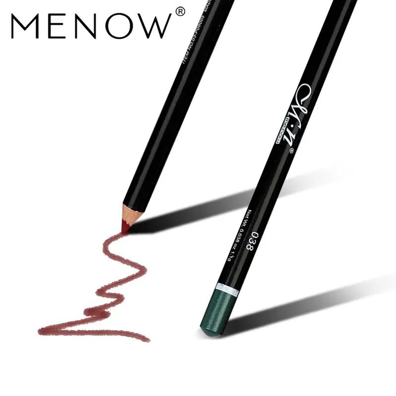 Подводка для глаз MENOW Водостойкая 12 цветов|eye pencil waterproof|eye make upeye shadow liner |
