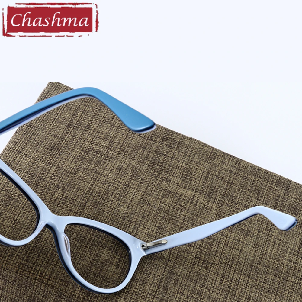 Женские очки из ацетатного материала Chashma брендовые модные трендовые для