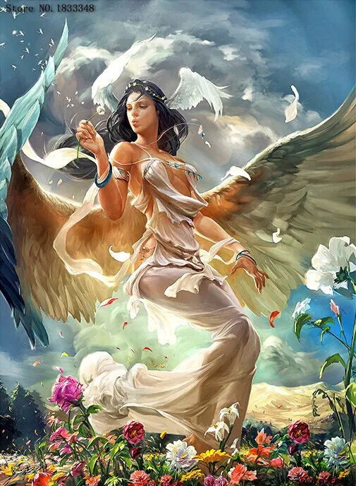 5D Diamond painting Angel Sets for embroidery Beauty Putting some