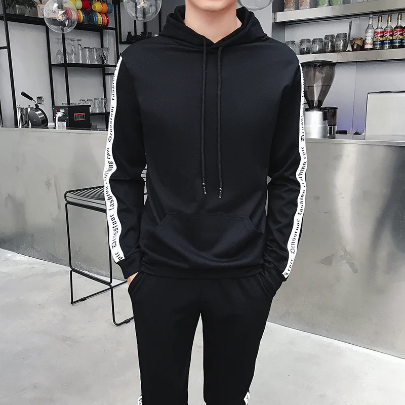 Men's Sportswear Men Track Suit Men Sportsman  Sweatshirt And Joggers Set Pants Chandal Hombre Pullover Hoodie Trouser  M-5XL