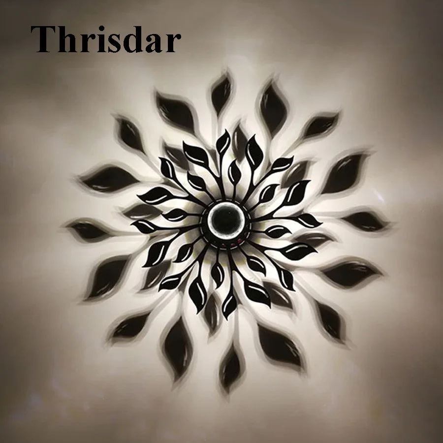 

Thrisdar E14 Creative Shadow LED Wall Light Aisle Corridor Ceiling Light Fixtures Corridor Balcony Bedside Wall sconce Lamp