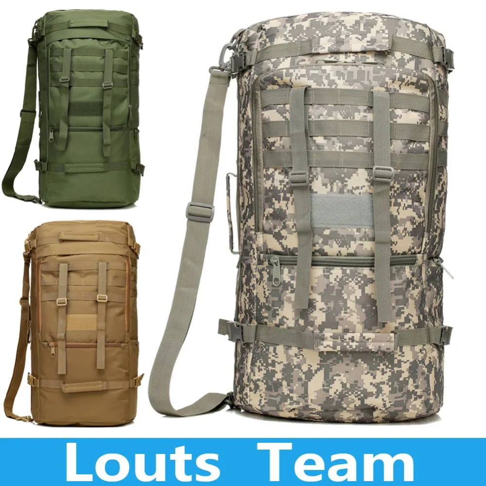 60L Large Capacity Backpack Climbing Mountaineer O...