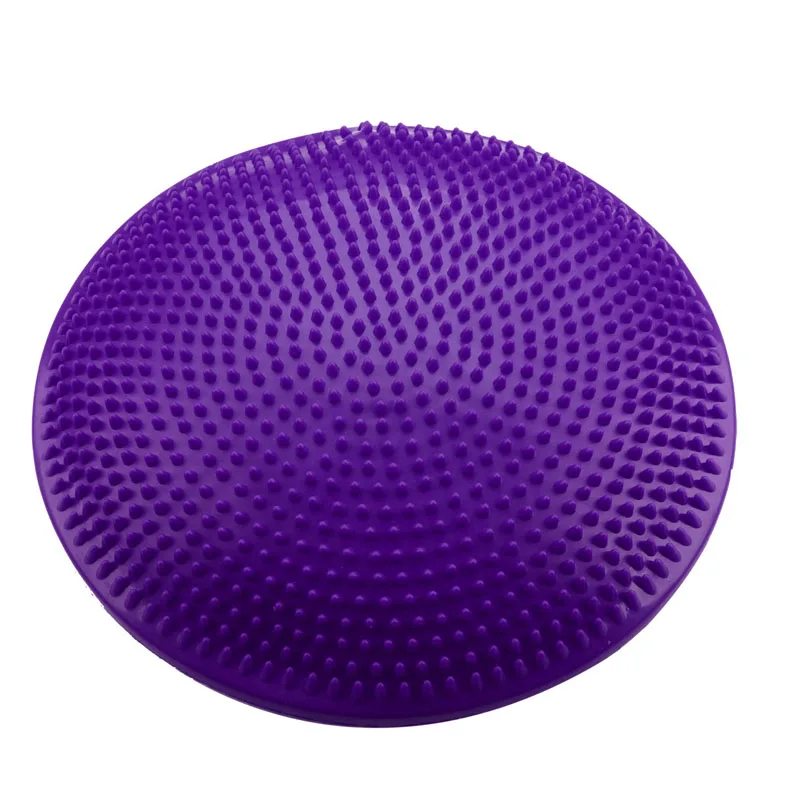 Йога стабильность баланс доска тренажерный зал упражнения воблер лодыжки колено воздуха подушка - Цвет: Фиолетовый