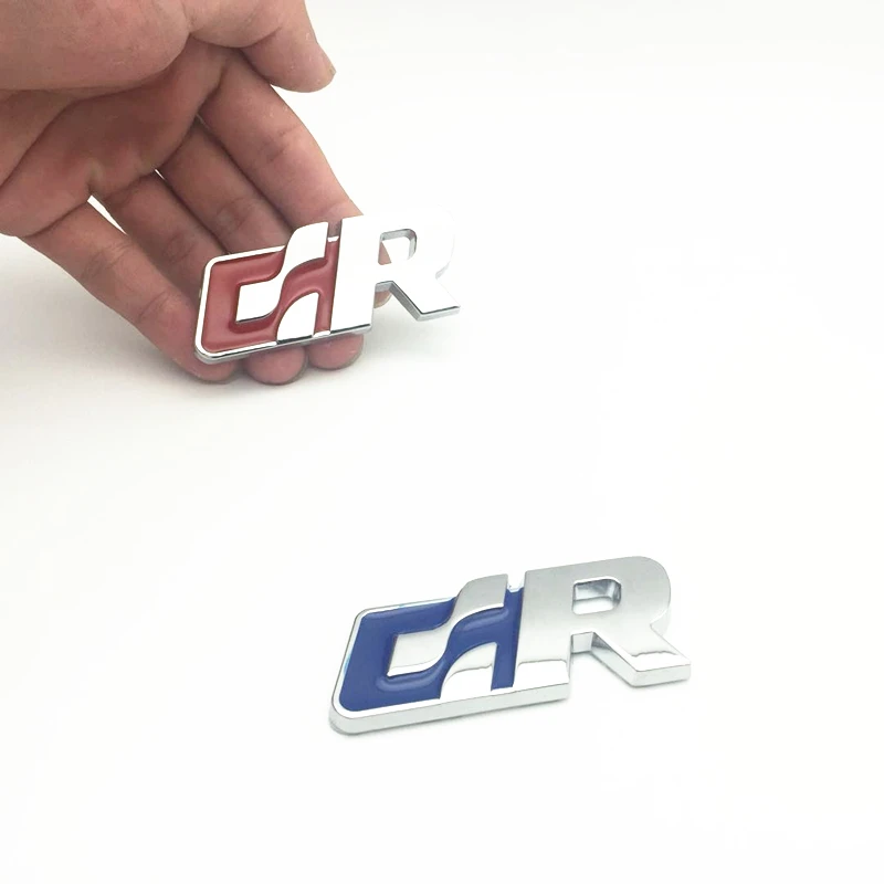 

FDIK For VW Blue GR car 3d Metal Decal Badge Emblem Decoration Sticker Fit For Golf MK MK5 GTI R-Line Car Styling Accessories