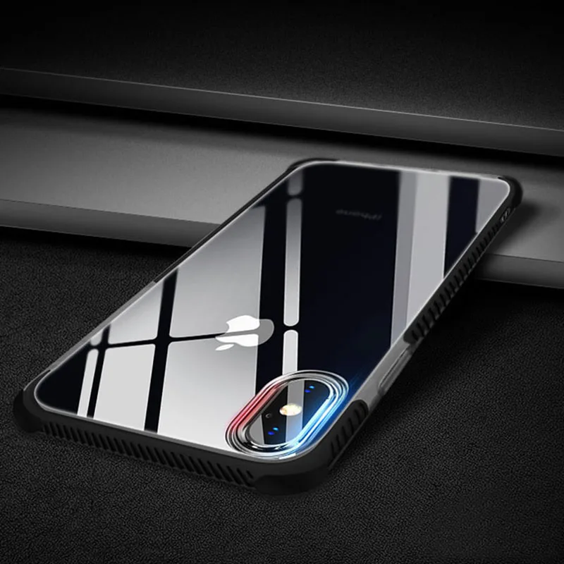 

Luxury anti drop phone case for iphone 7 8 plus cover 7plus 8plus case transparent cases