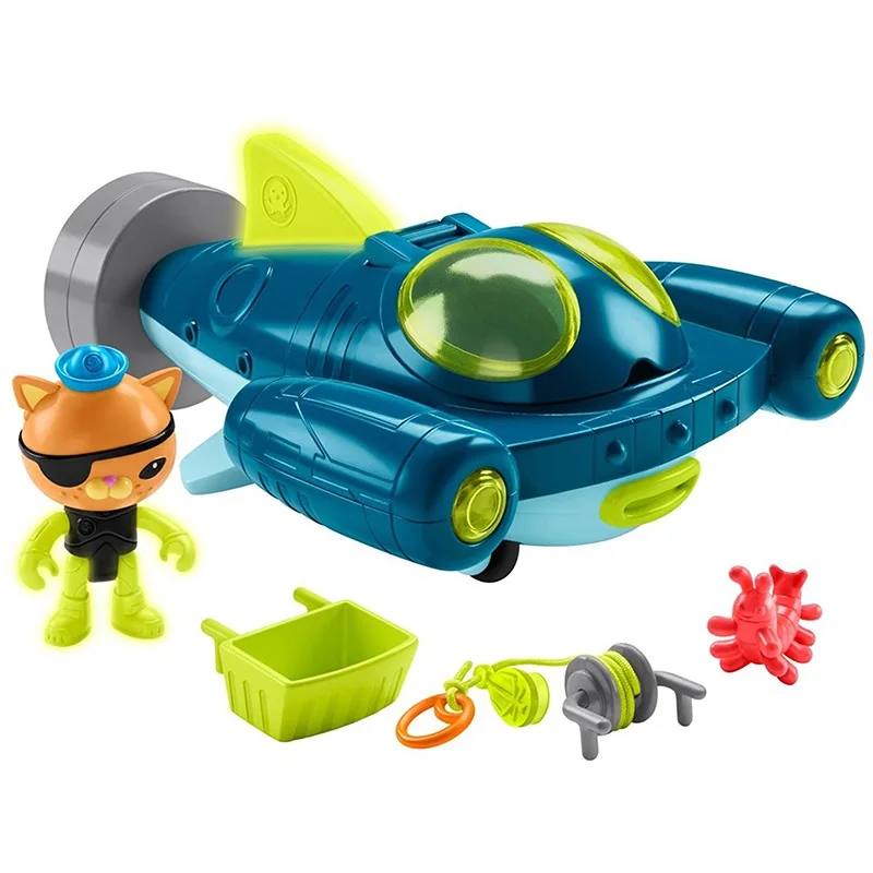 Октонавты, GUP-Q и Kwazii, транспортное средство под морем, транспортное средство, фигурка, игрушка, детские игрушки
