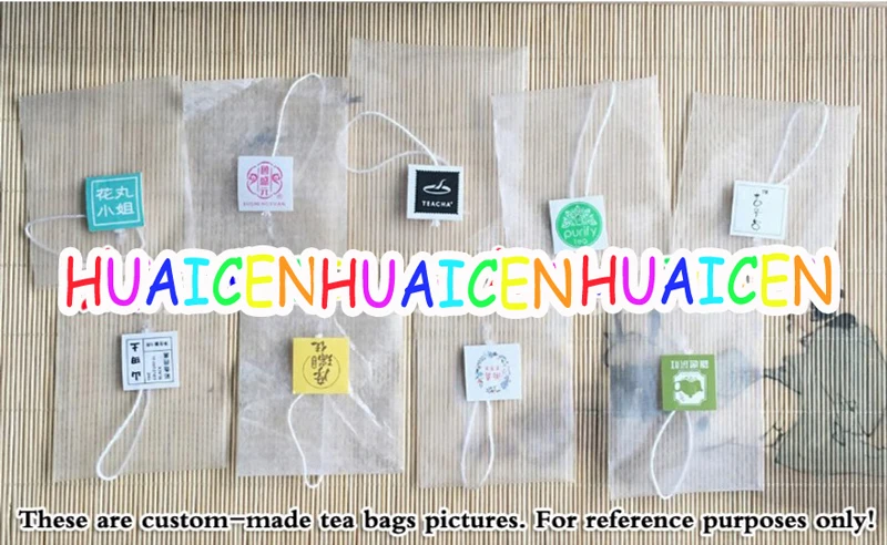 1000pcs/lot Corn Fiber Tea Filters Tea Bag Single String With ...