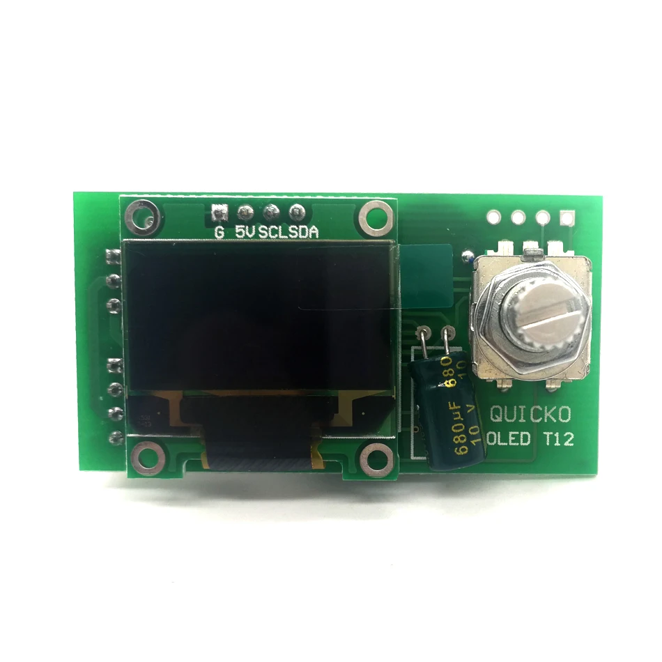 Паяльная станция QUICKO DIY наборы/STC T12 OLED цифровой регулятор температуры/ручка для