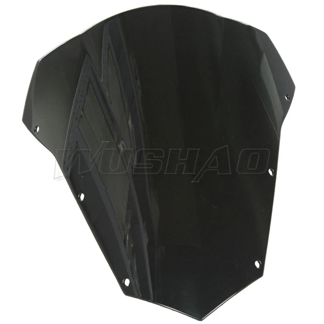 Motorcycle Windshield Yamaha Fz6  Yamaha Fazer 2008 Windscreen -  Motorcycle Double - Aliexpress