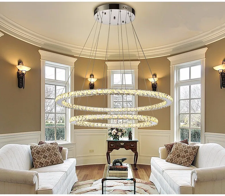 Современный светодиодный подвесной светильник для гостиной, столовой, подвесной светильник suspendu, светодиодный светильник с кольцом, светильник de techo colgante