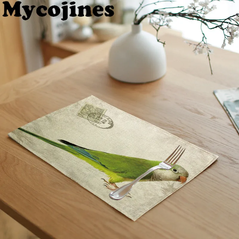 الشمال نمط سماط 42x32 سنتيمتر الطيور الببغاء فراشة منديل منشفة حصيرة طاولة القهوة المطبخ مطعم الزفاف ديكور الغربية حصيرة الشمال نمط سماط 42x32 سنتيمتر الطيور الببغاء فراشة منديل منشفة حصيرة طاولة القهوة المطبخ مطعم الزفاف ديكور الغربية حصيرة