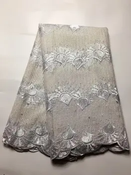 

New Designs African Lace Fabric High Quality Nigerian French Net Lace Fabric With Stones And Beaded Lace For Women j5y4