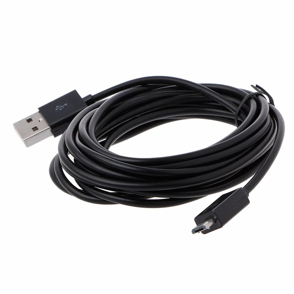 

1 PC Long Micro USB Charge Charging 3 Meter Power Cable For PS4 Xbox One Controllers Black/White