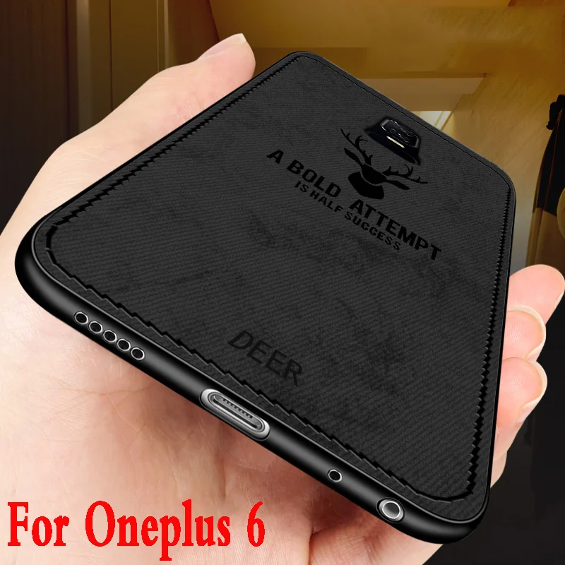 For one plus 6 case armor Classic Cloth Matte Skin Soft Hard Back Cover for oneplus cover Phone Case silicone coque |