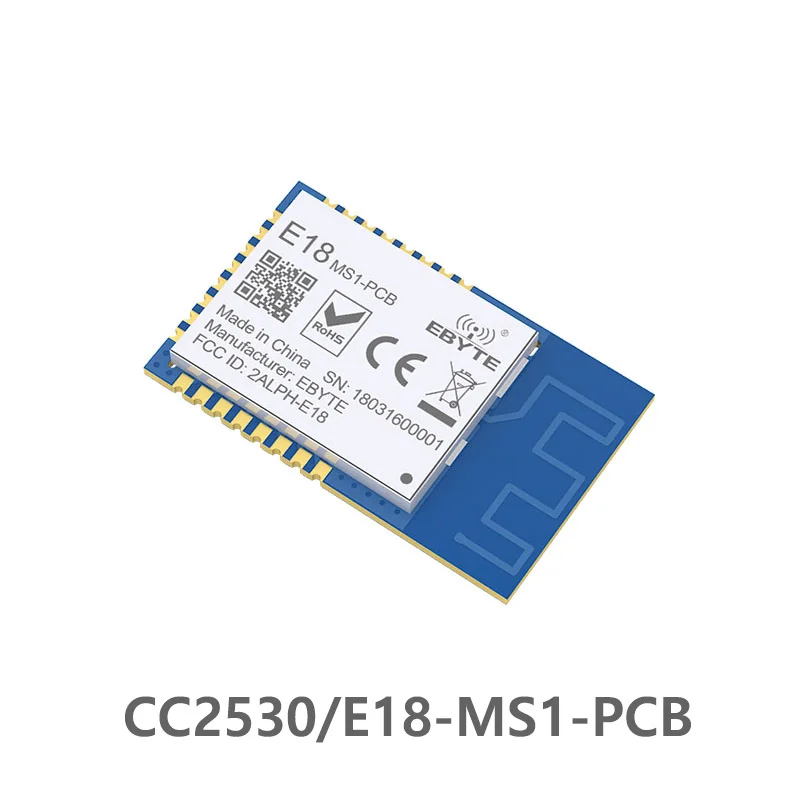 CC2530 2,4 ГГц SPI ZigBee RF беспроводной модуль 4dBm E18-MS1-PCB PCB антенна данных 2,4 ГГц беспроводной передатчик приемник модуль