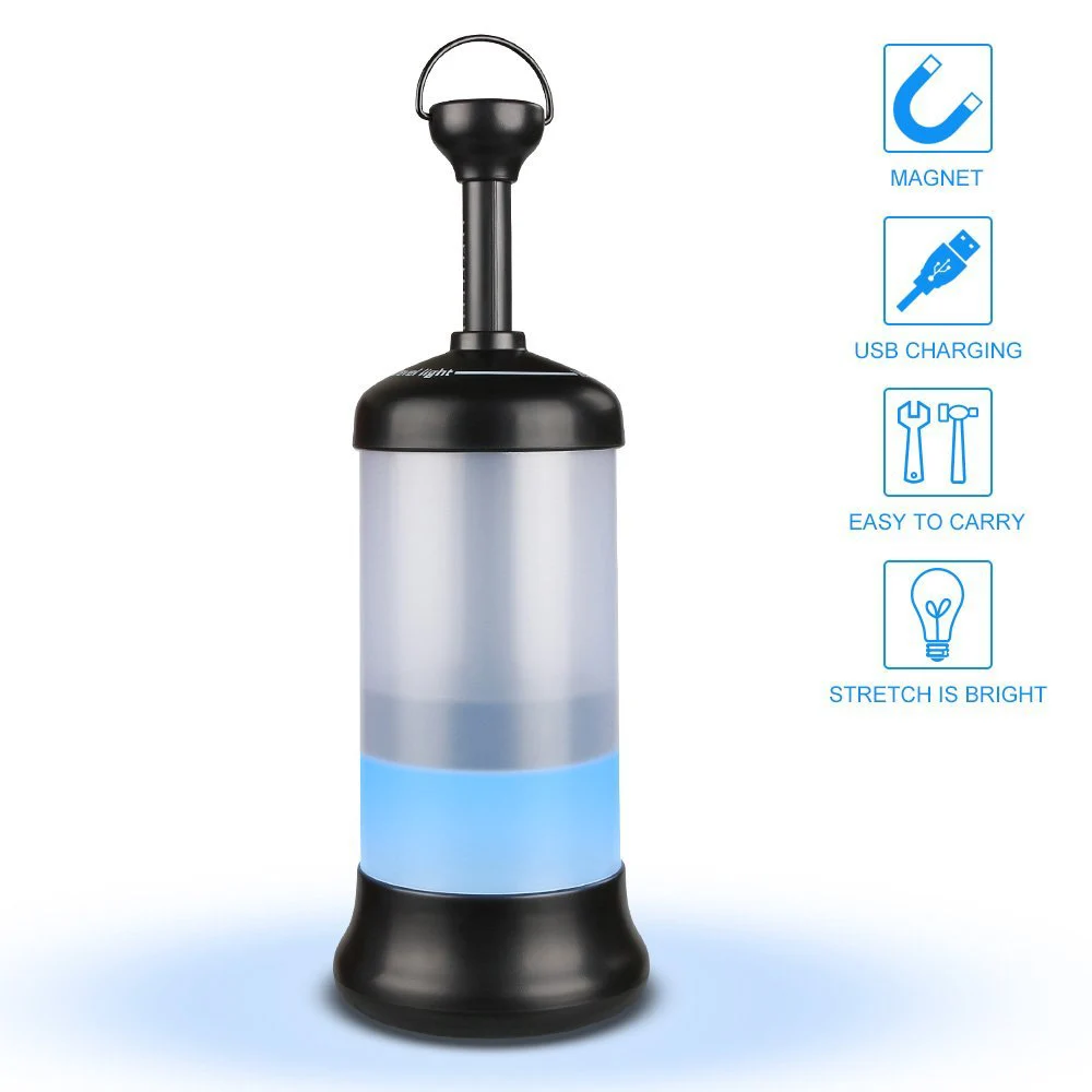 

USB Recharge Car Outdoor Traveling Lamp Lights 4 Modes Brightness Adjustment Car Camping Portable Torch Wide Floodlight Beam